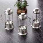 Çelik Kulplu Cam French Press - 350 ml